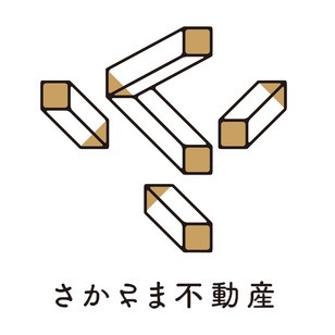 さかさま不動産のロゴ